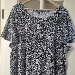 Adrianna Papell Plus Size Short-Sleeve Blouse